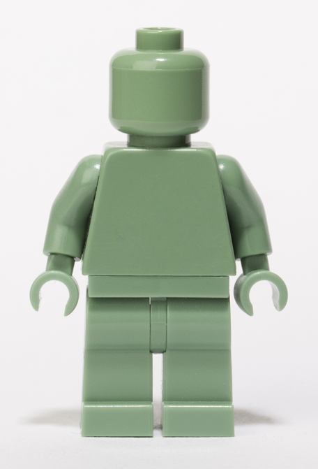 Sand Green Lego Monochrome minifigure